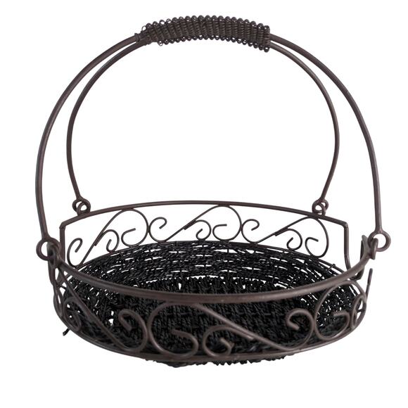 Celebrating Home Wire Carrying Basket for Casserole Bean Pots Double Handle - Picture 1 of 9